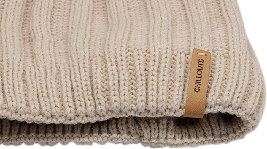 Chillouts Pomponmuts Lorena Hat met afneembare faux-fur pompon - Foto 2