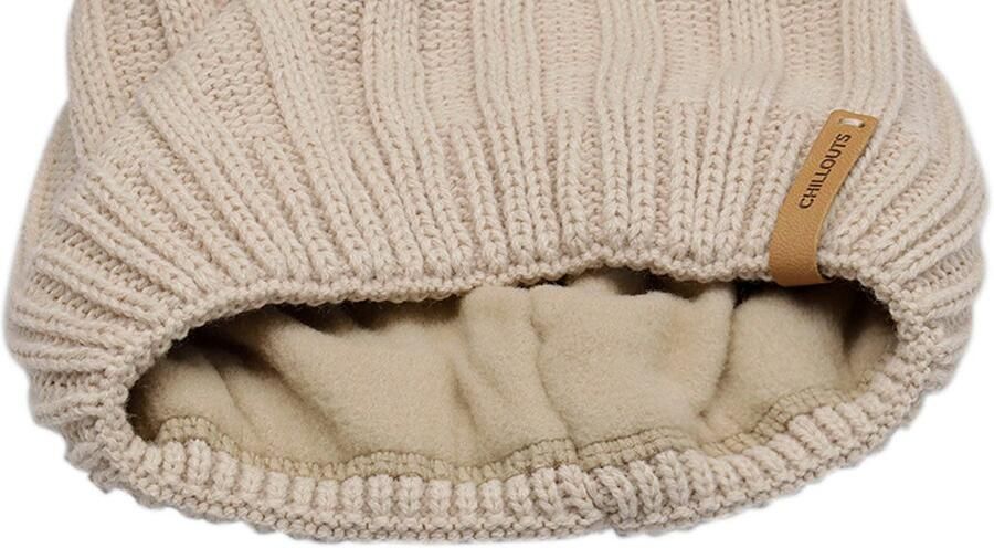 Chillouts Pomponmuts Lorena Hat met afneembare faux-fur pompon - Foto 3