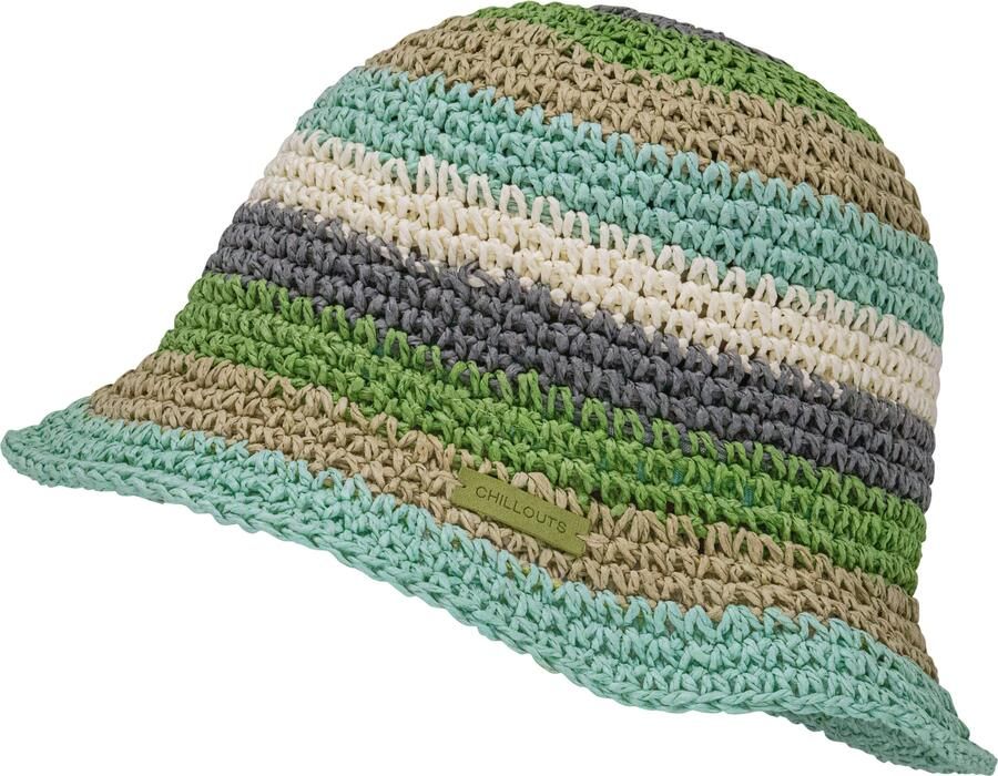 Chillouts Strohoed van papierstro met kreukelbare structuur & verstelbare pasvorm - Foto 2