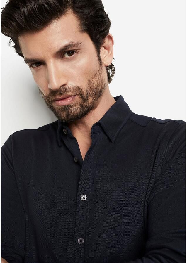 Cinque Businessoverhemd CIRONI in stretch piquet kwaliteit