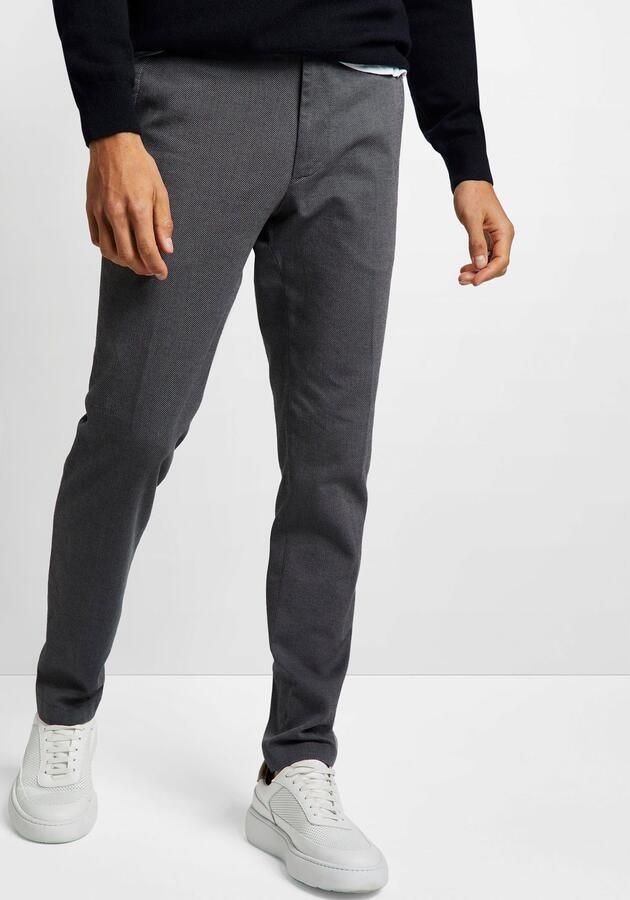 CINQUE Slim fit stoffen broek met stretch model 'CiBrody' - Foto 7