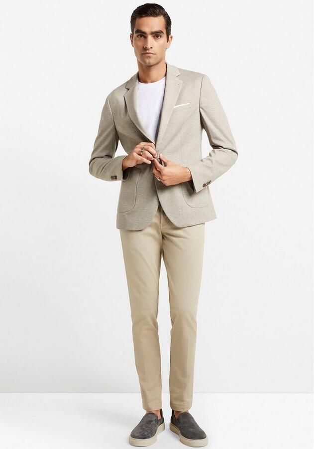 Cinque Colbert bij een pak CIDATI met modieuze structuur - Foto 5