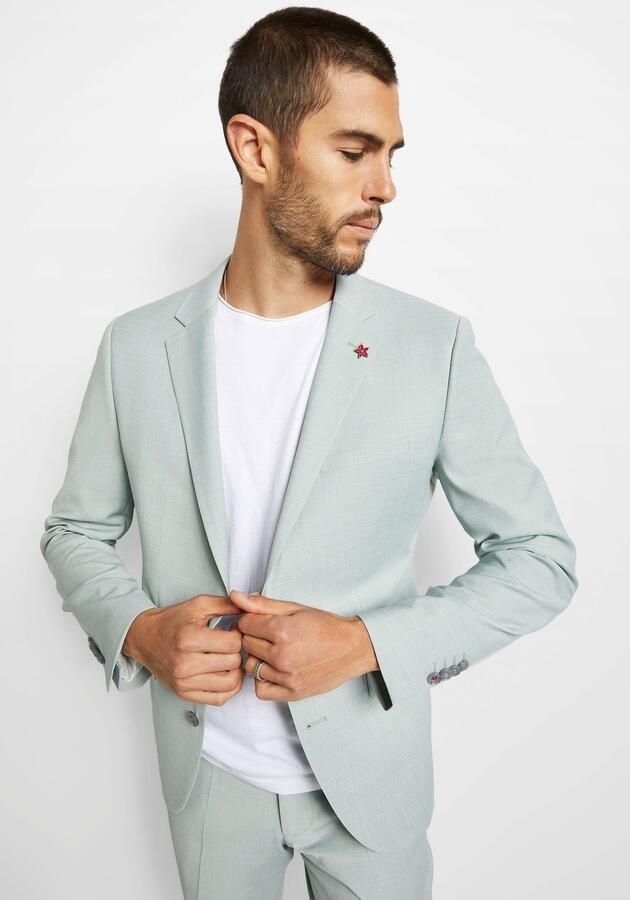 CINQUE Regular fit 2-knoops colbert met scheerwol model 'Cimonopoli' - Foto 7