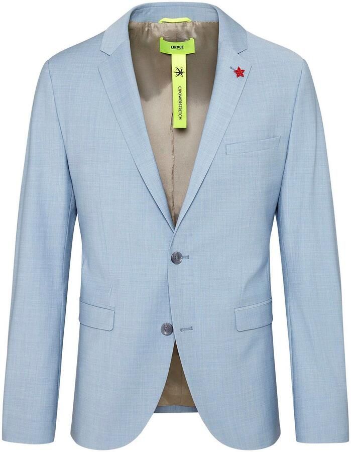 CINQUE Regular fit 2-knoops colbert met scheerwol model 'Cimonopoli'