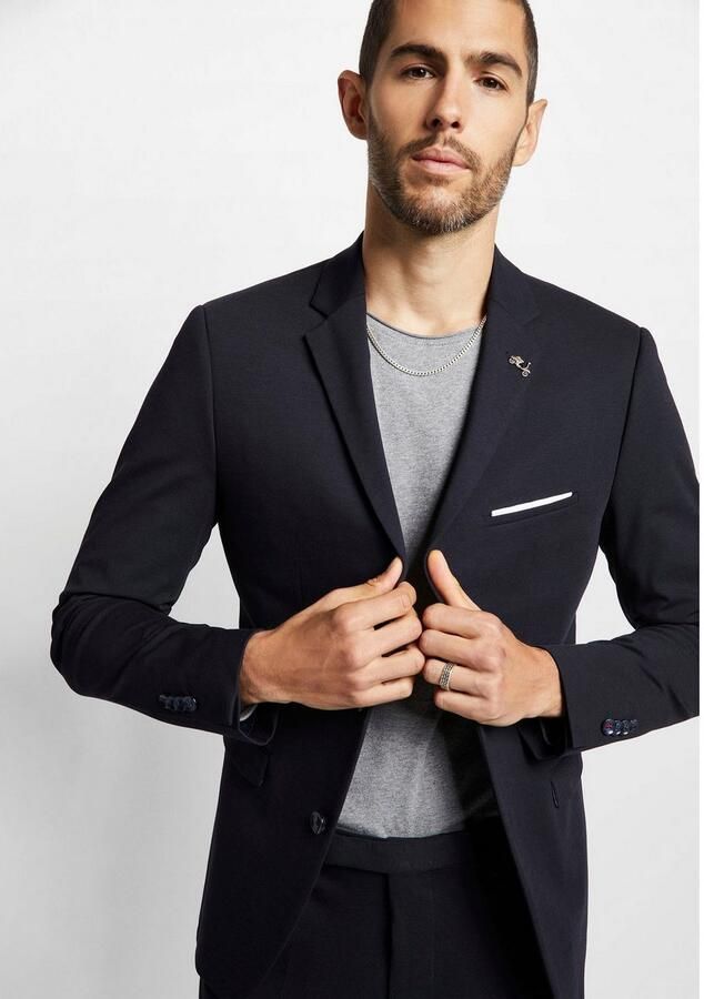 CINQUE Slim fit 2-knoops colbert met klepzakken - Foto 3