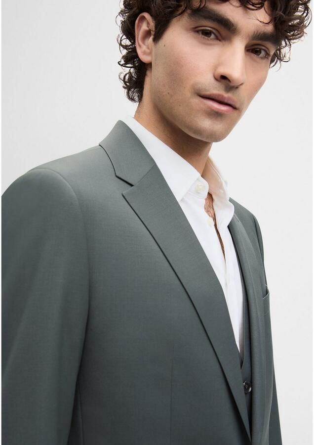 CINQUE Slim fit 2-knoops colbert met klepzakken model 'Monopoli'