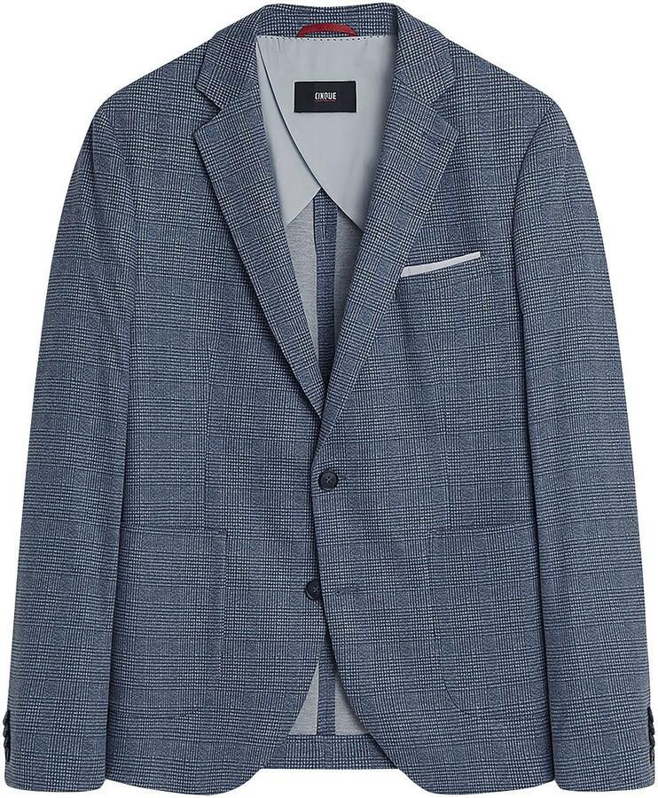 CINQUE 2-knoops colbert met fijn gestructureerd motief model 'Dati'