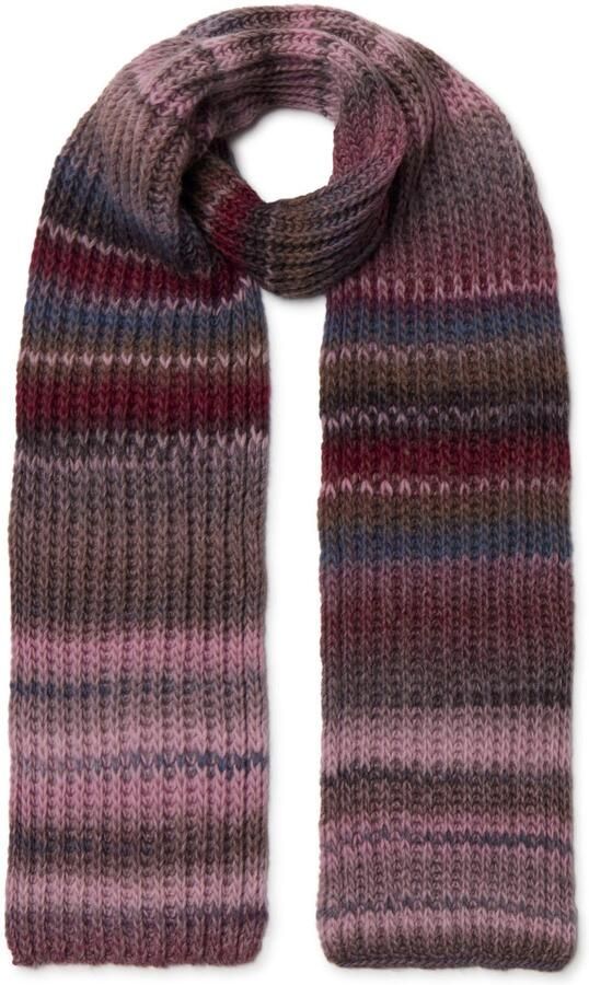 Cinque Gebreide sjaal Aurora geweven van knuffelzachte wolmix gemaakt in italië - Foto 2