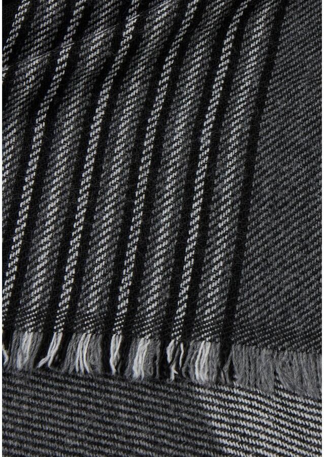 Cinque Gebreide sjaal Chico uit zacht materiaal met lengtestrepen gemaakt in italië - Foto 1