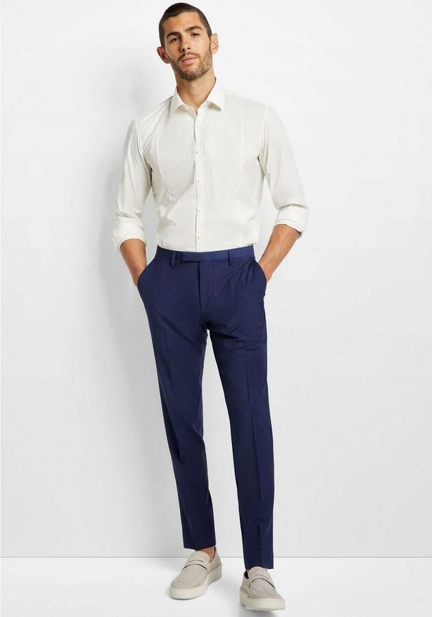 CINQUE Super slim fit pantalon met scheerwol model 'Cicastello' 'CIPOWERSTRETCH' - Foto 6