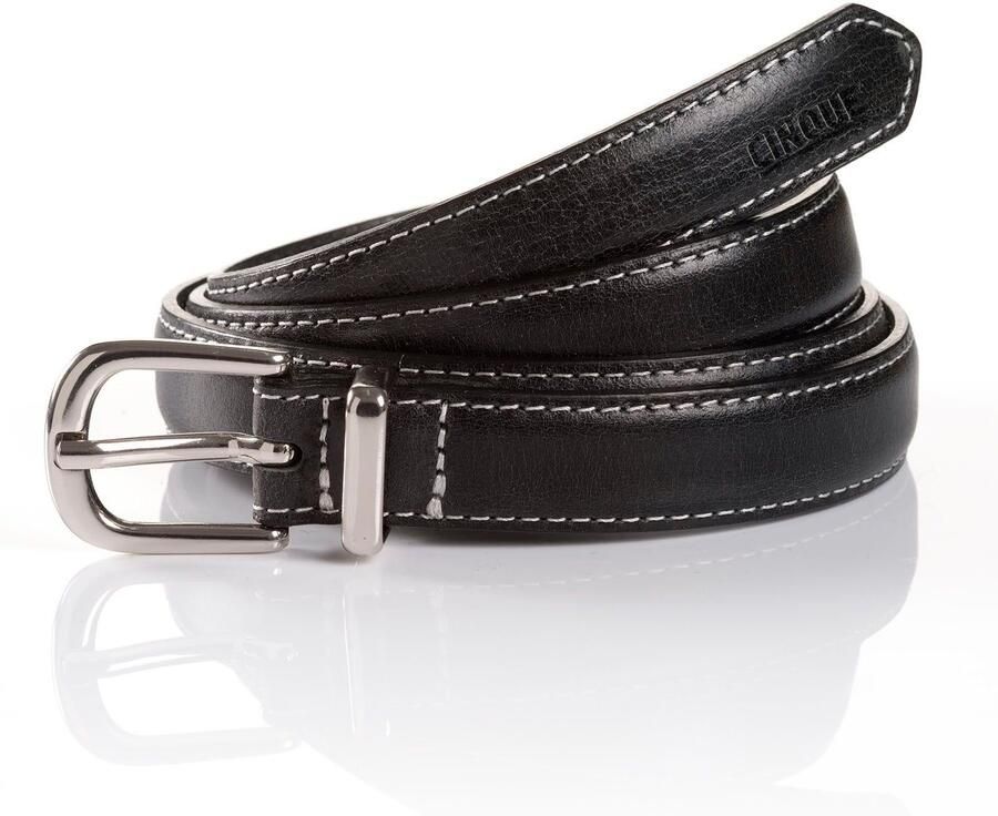 Cinque Leren riem Bosa met blinddruk en metalen riemlus - Foto 2