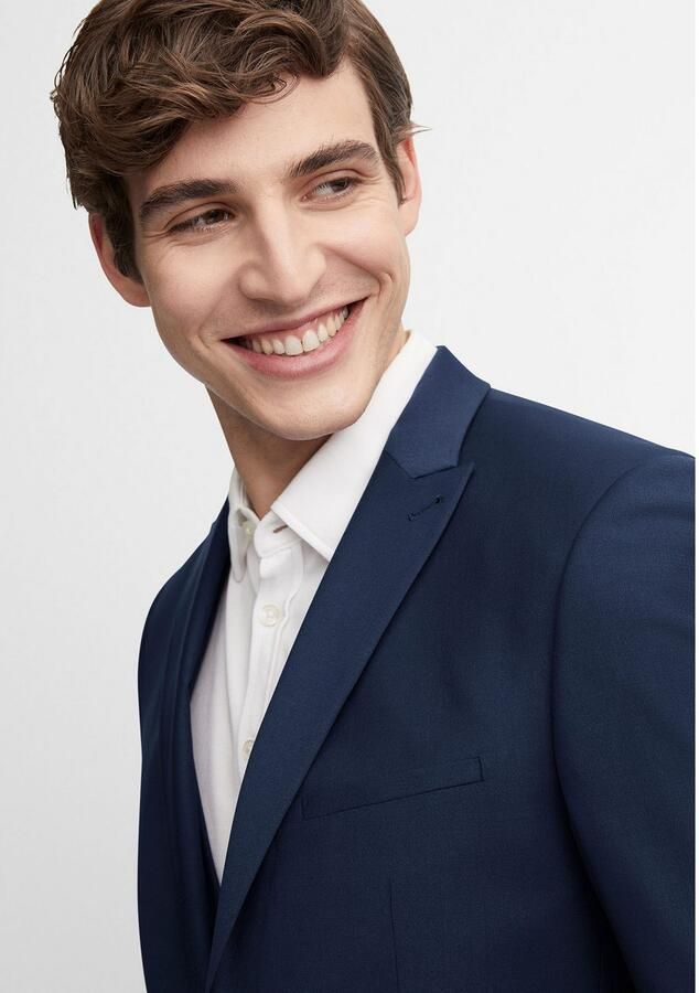 CINQUE Slim fit 2-knoops colbert met stretch model 'CiCastello' 'CIPOWERSTRETCH'