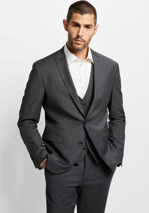 CINQUE Slim fit 2-knoops colbert met stretch model 'CiCastello' 'CIPOWERSTRETCH' - Foto 5