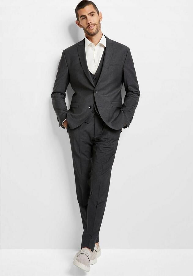 CINQUE Slim fit 2-knoops colbert met stretch model 'CiCastello' 'CIPOWERSTRETCH' - Foto 2