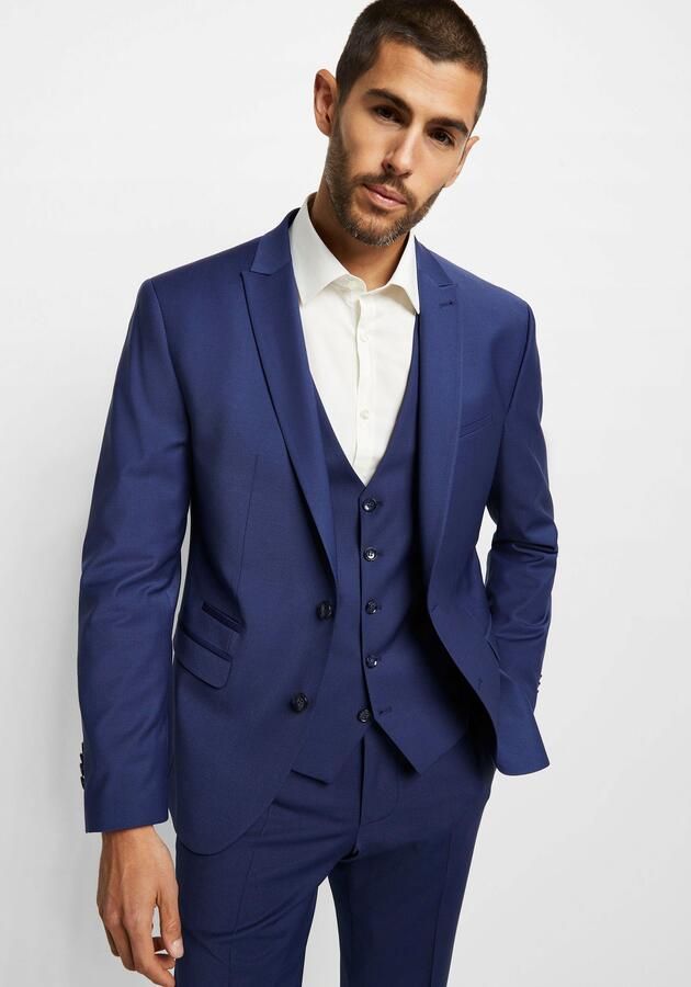 CINQUE Slim fit 2-knoops colbert met stretch model 'CiCastello' 'CIPOWERSTRETCH' - Foto 7