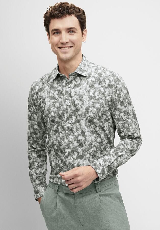 CINQUE Regular fit vrijetijdsoverhemd met kentkraag model 'Steven'