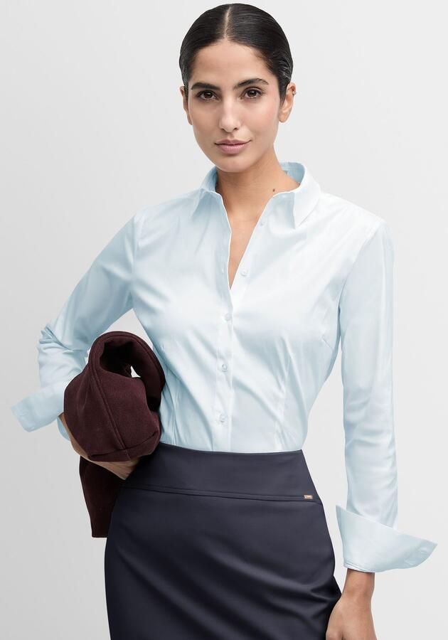 Cinque Overhemdblouse CIBRAVO Met merklabelplaatje op de zoom - Foto 3