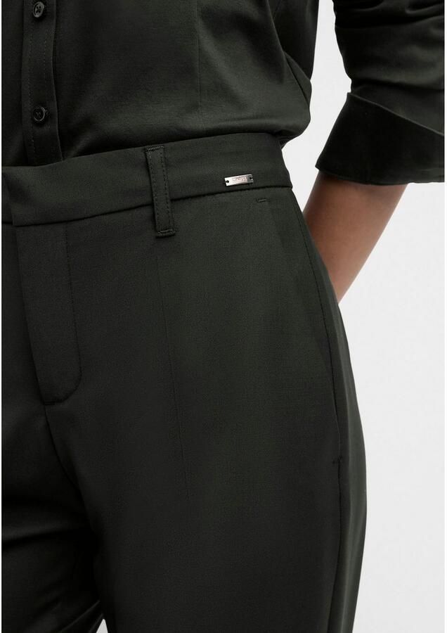 CINQUE Gladde Wollen Broek Black Dames