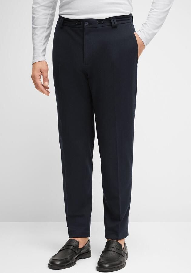 CINQUE Tapered fit stoffen broek met persplooien model 'JUNO' - Foto 3