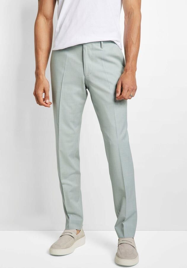 CINQUE Tapered fit pantalon met persplooien model 'Monopoli' - Foto 2