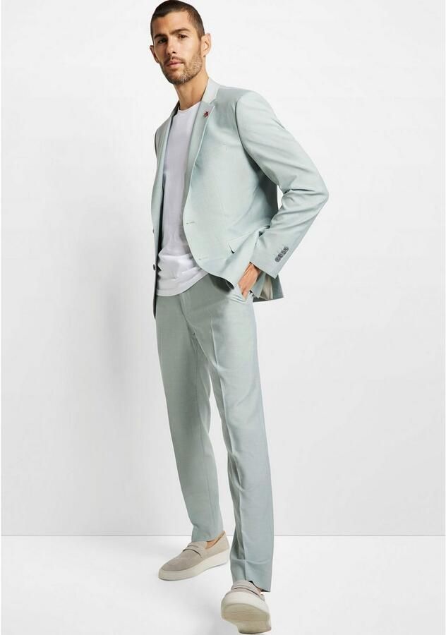 CINQUE Tapered fit pantalon met persplooien model 'Monopoli' - Foto 8