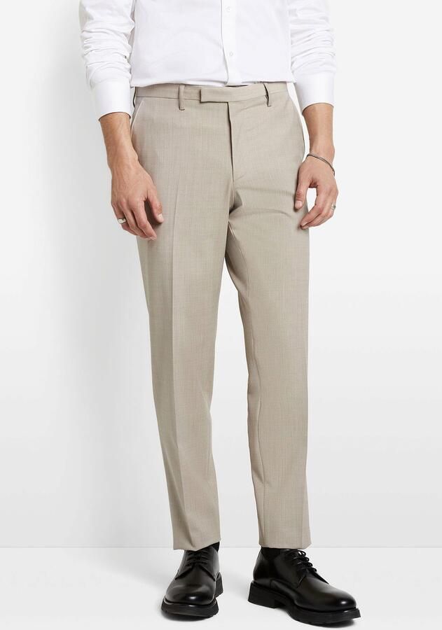 CINQUE Slim fit pantalon met persplooien model 'Monopoli' - Foto 5