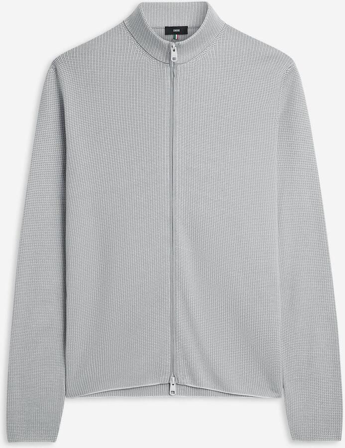 CINQUE Regular fit gebreid jack met ritssluiting model 'Cinupio'