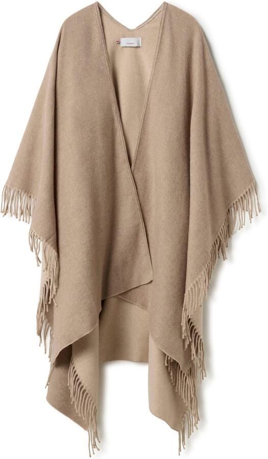 Cinque XXL-sjaal Renew uit knuffelzacht materiaalmix modieuze franjes gemaakt in italië - Foto 2