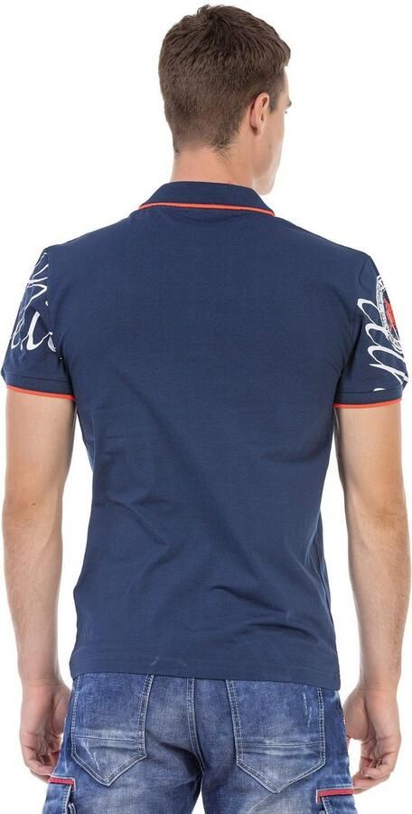 Cipo & Baxx Poloshirt met markante print - Foto 6