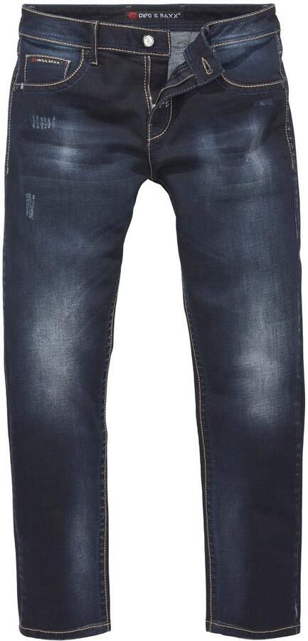 Cipo & Baxx Regular fit jeans met markante wassing - Foto 8