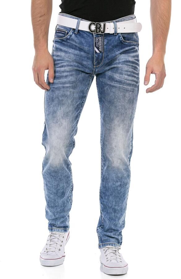 Cipo & Baxx Regular fit jeans met markante wassing - Foto 12