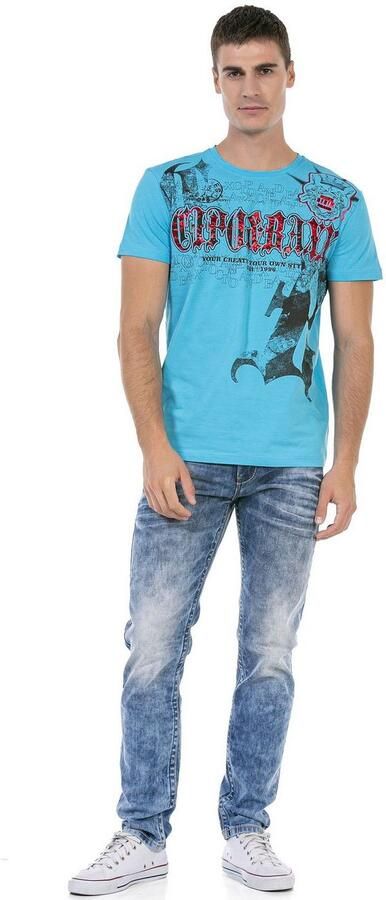 Cipo & Baxx Regular fit jeans met markante wassing - Foto 11