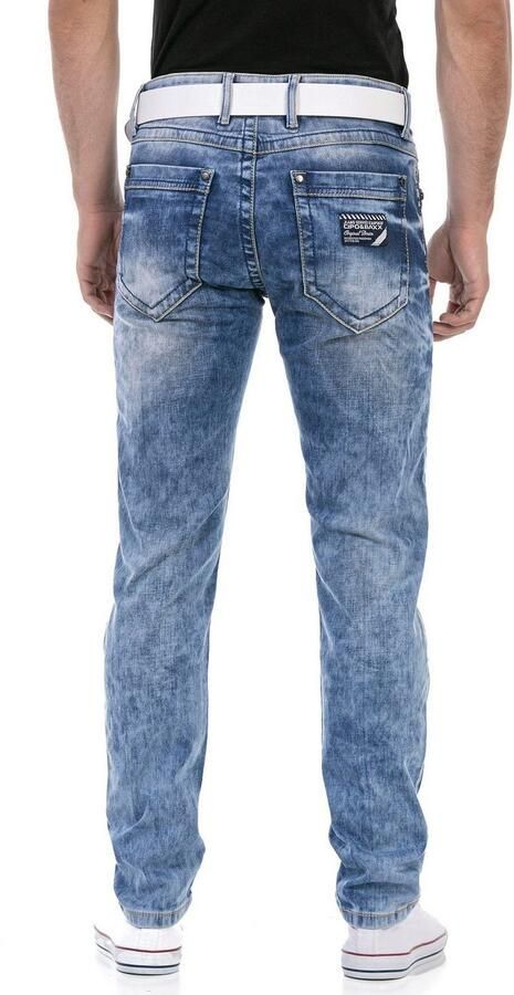 Cipo & Baxx Regular fit jeans met markante wassing - Foto 8