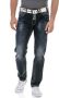 Cipo & Baxx Regular fit jeans met markante wassing - Thumbnail 1