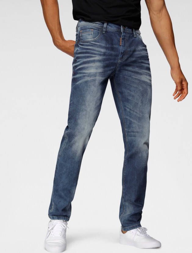 Cipo & Baxx Slim fit jeans opvallende markante wassing