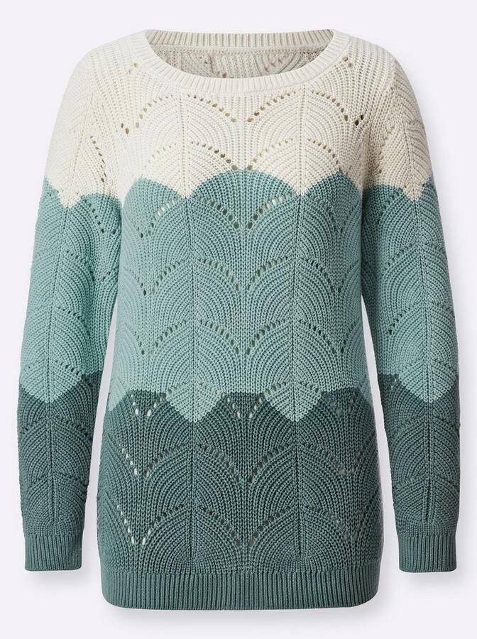 Classic Basics AjourTrui met ronde hals - Foto 3