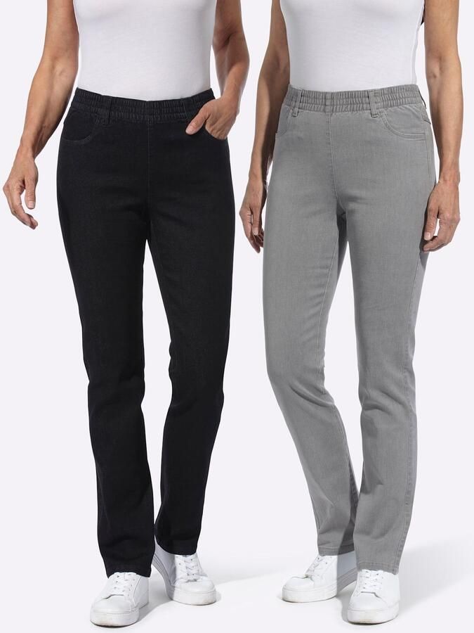 Classic Basics Comfortabele jeans (2-delig) - Foto 6