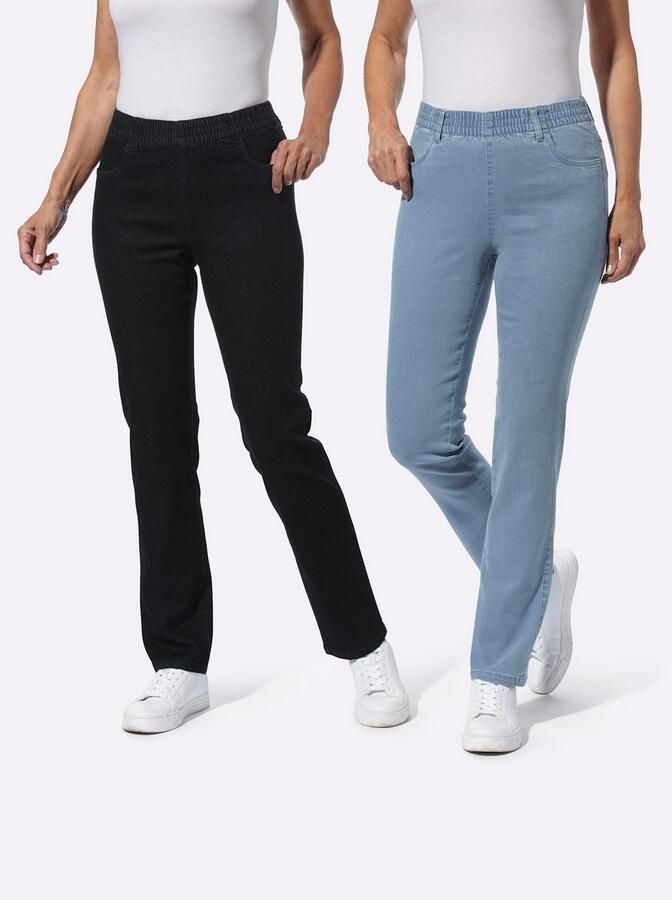 Classic Basics Comfortabele jeans (2-delig)