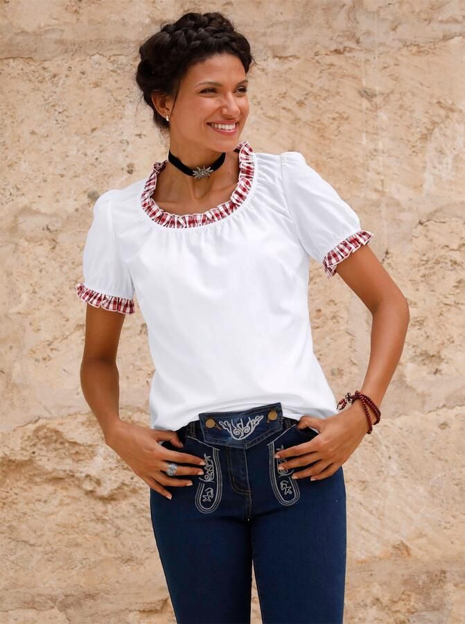 Classic Basics Folkloreblouse - Foto 4