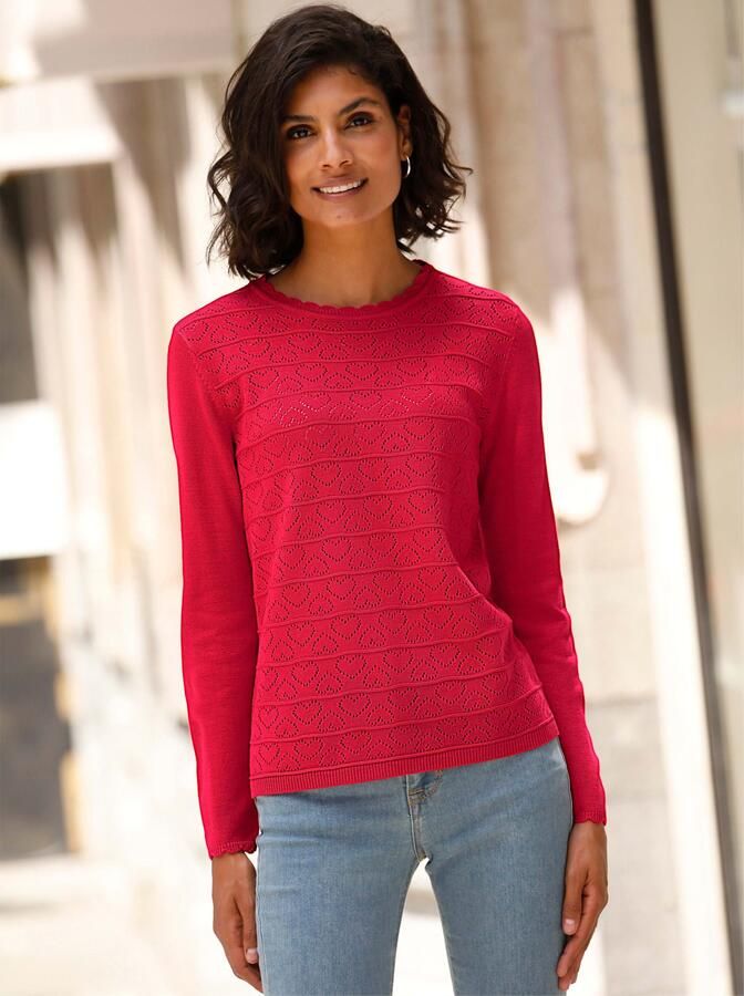 Classic Basics Gebreide trui Ajourtrui - Foto 4