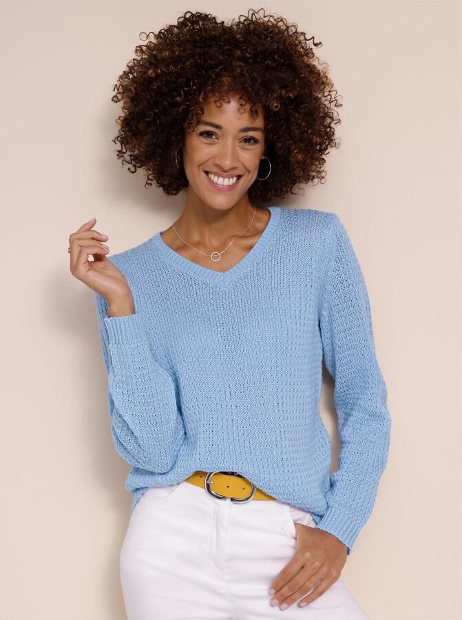 Classic Basics Gebreide Trui met lange mouwen - Foto 4