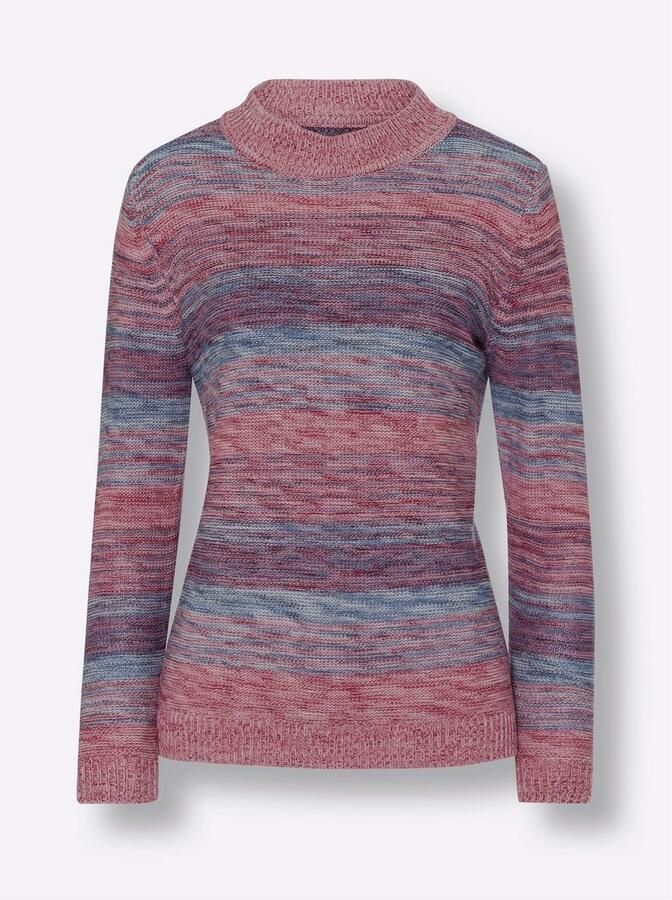 Classic Basics Gebreide Trui met opstaande kraag - Foto 3