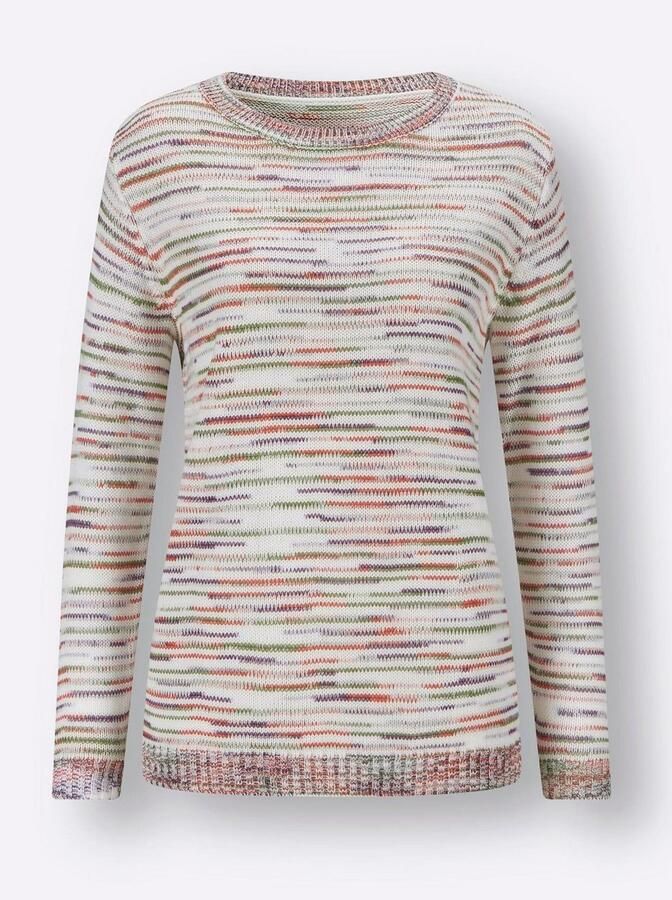 Classic Basics Gebreide Trui met ronde hals - Foto 3