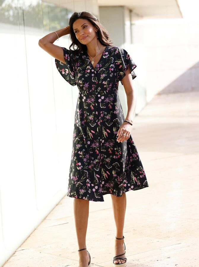 Classic Basics Gedessineerde jurk - Foto 4