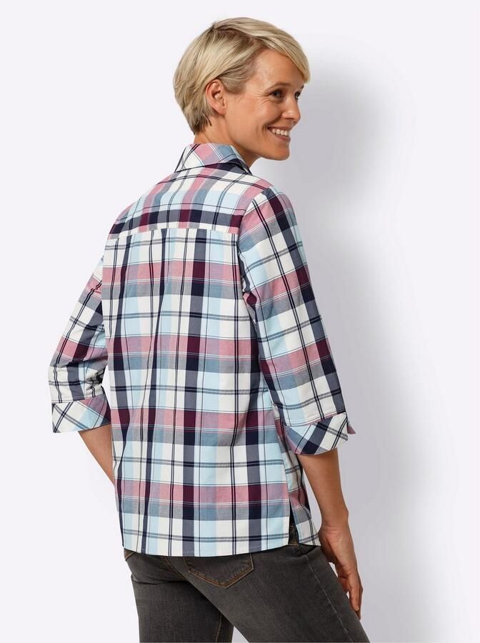 Classic Basics Geruite blouse - Foto 2