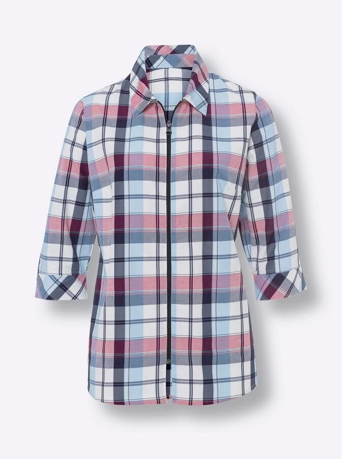 Classic Basics Geruite blouse - Foto 3