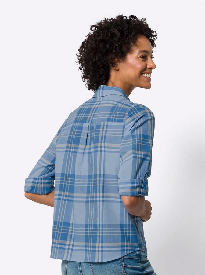 Classic Basics Geruite blouse - Foto 2