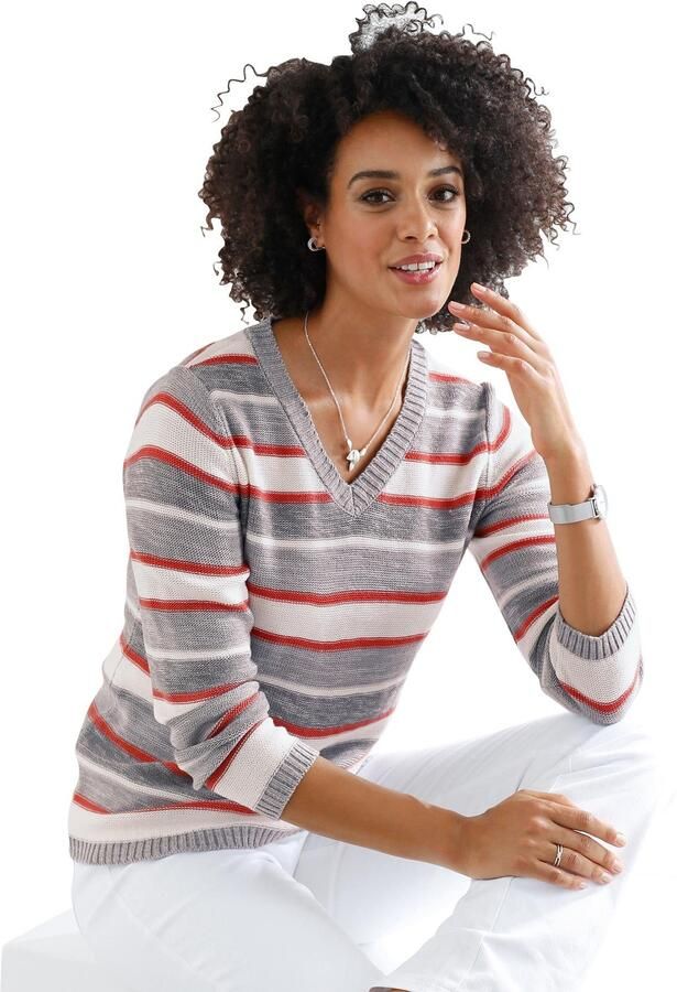 Classic Basics Gestreepte Trui - Foto 3