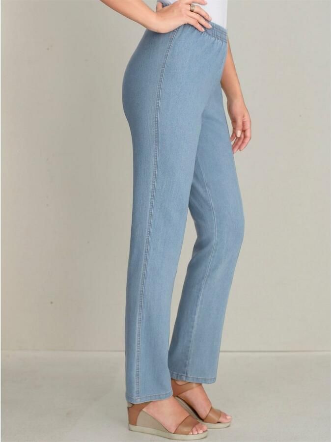 Classic Basics Jeans met elastische band - Foto 2