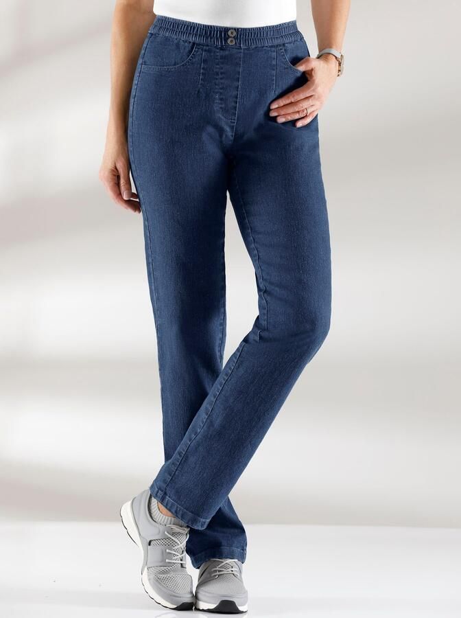 Classic Basics Jeans met elastische band - Foto 3